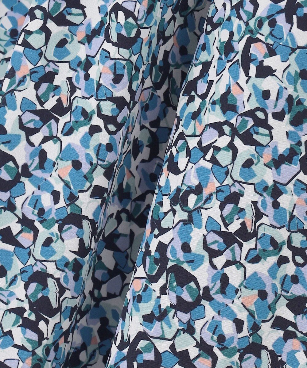 自由区 L 【洗える】フラワーペタルプリント スカート 