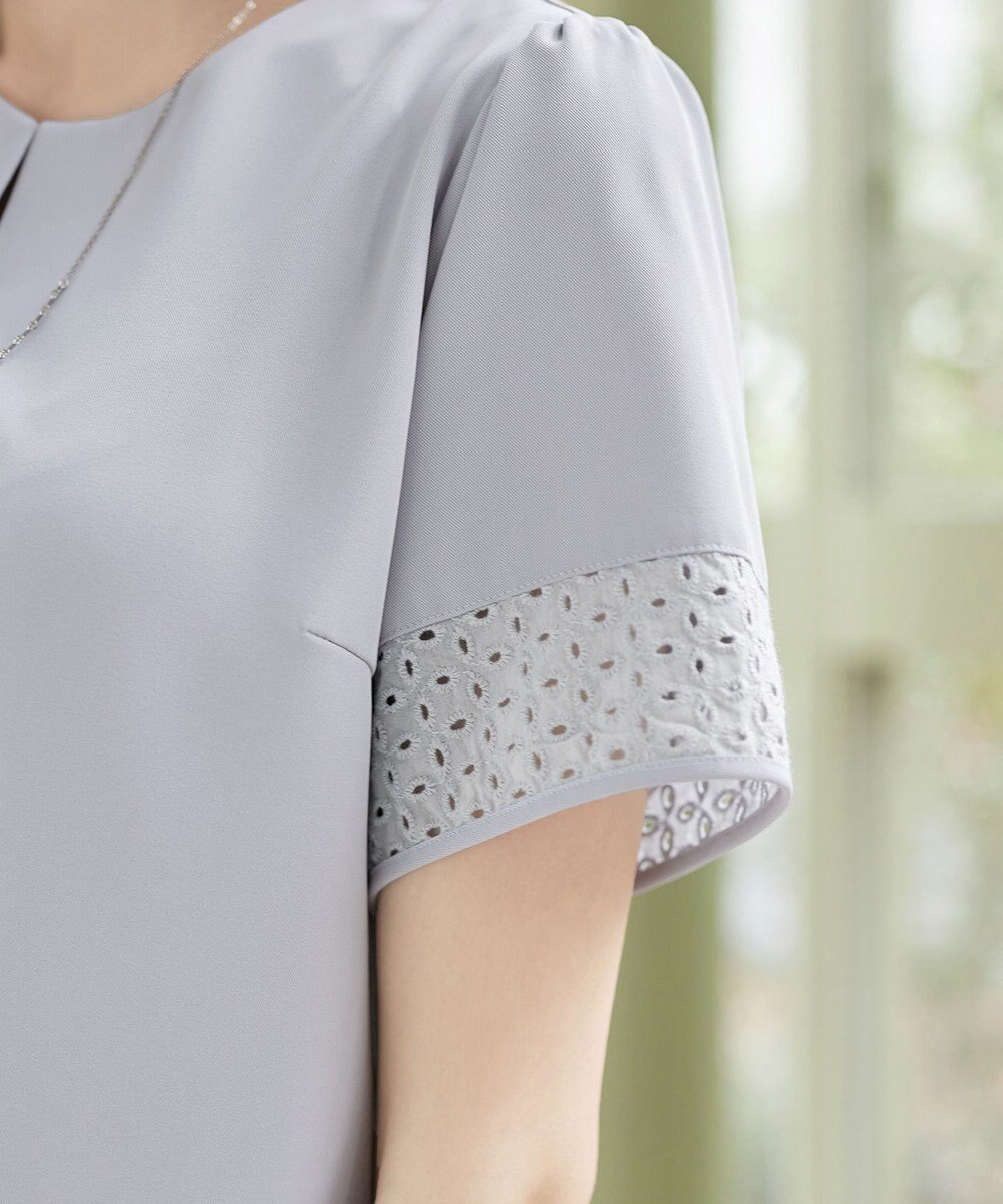 Tiaclasse 裾レース切替チュニック 