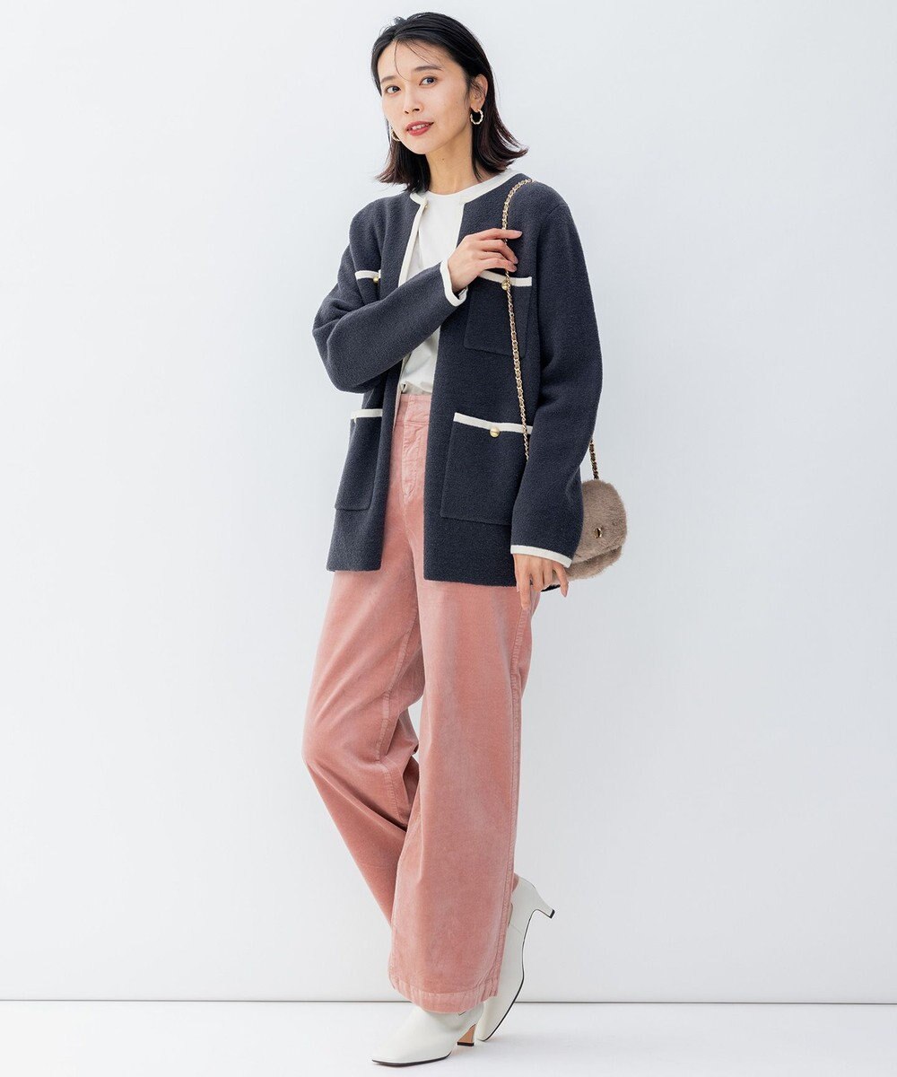 23区 フェイクファーチェーン ショルダー バッグ 