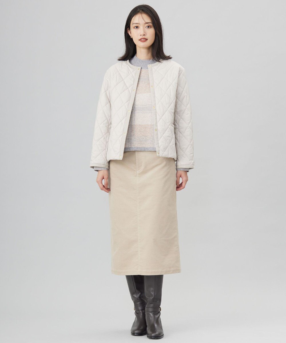 J.PRESS LADIES L 【WEB限定カラーあり・洗える】コンパクトタフタキルティング ブルゾン 