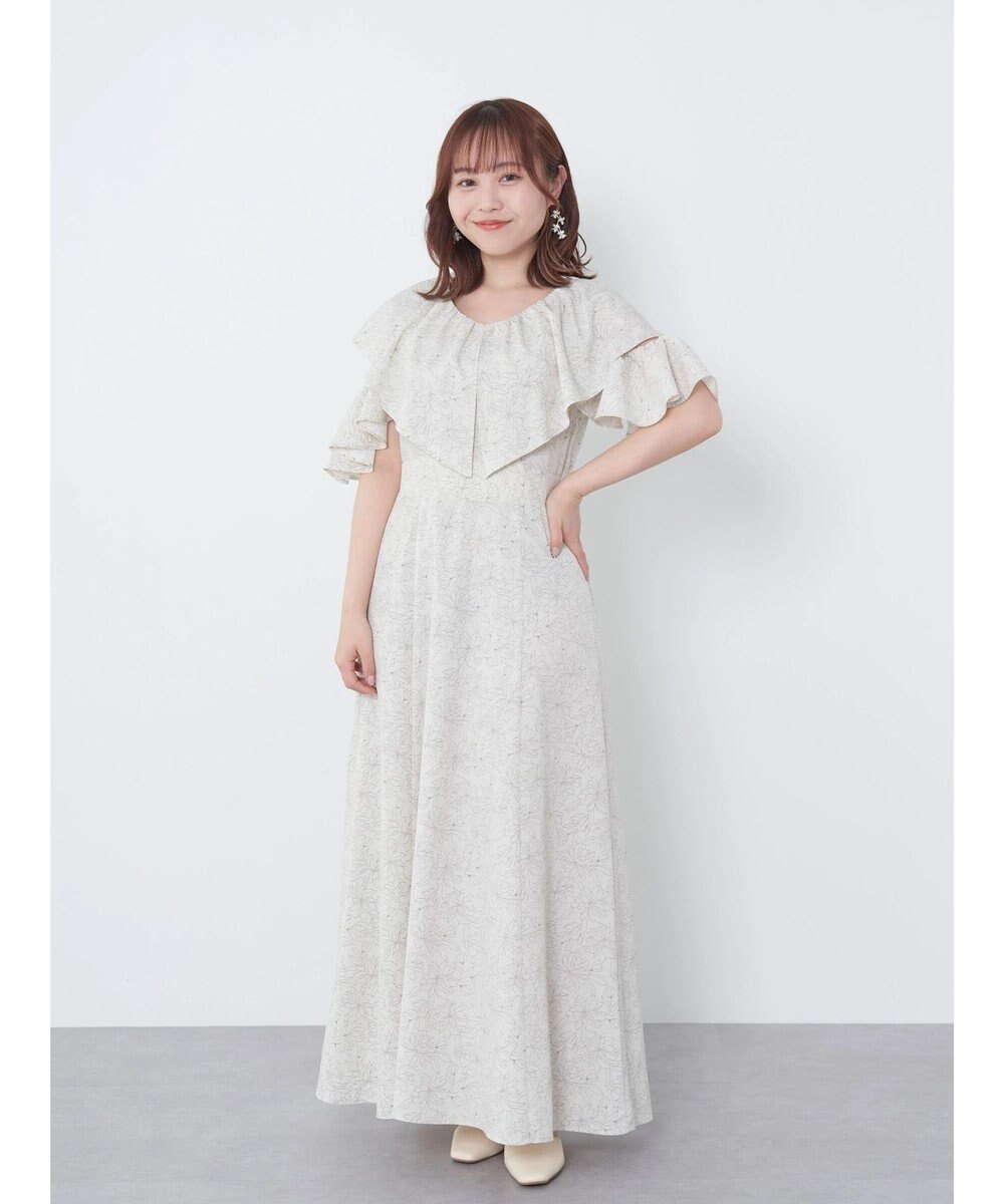 earth music&ecology ２ＷＡＹ　フリルスリーブワンピース 