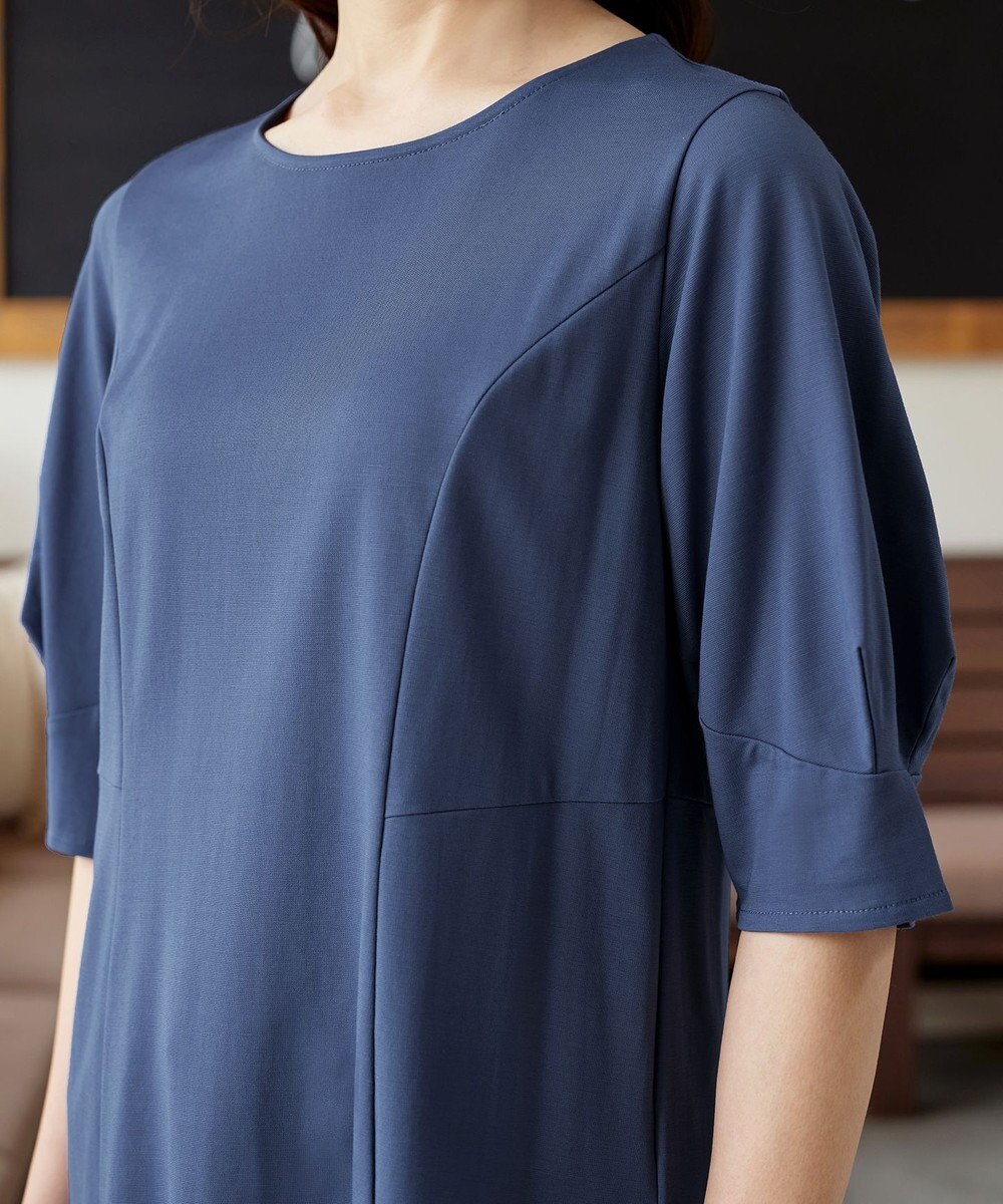 Tiaclasse L 【洗える】マトンスリーブカットソートップス 