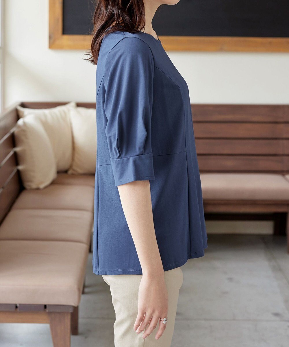 Tiaclasse L 【洗える】マトンスリーブカットソートップス 