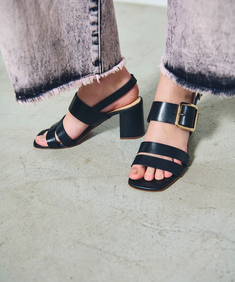 GRACE CONTINENTAL LUCA GROSSI バックルヒール 