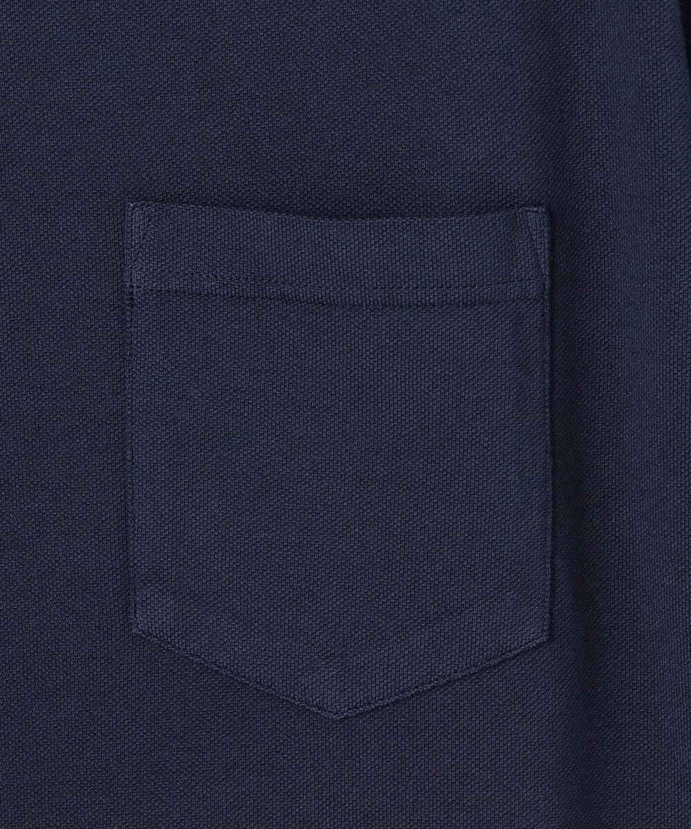 J.PRESS MEN コットンカノコ キーネックポケット Tシャツ 