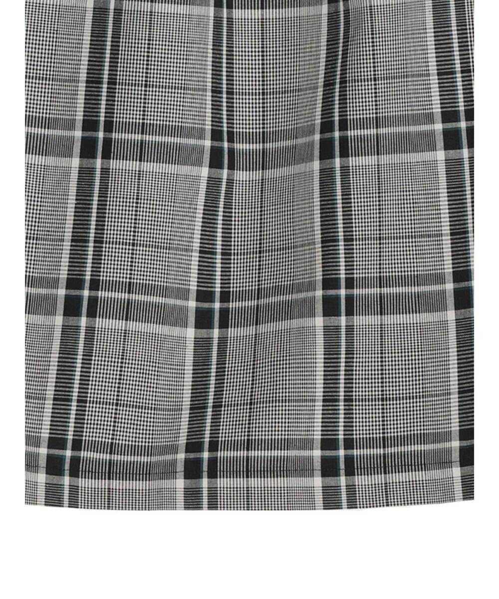 Green Parks 綿麻混バックルベルト付タイトスカート 