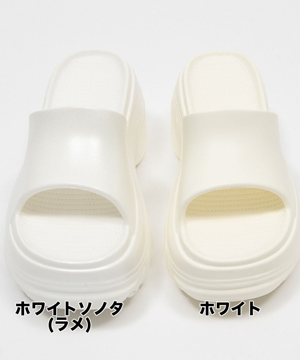 WEGO 厚底デザインラバーサンダル 