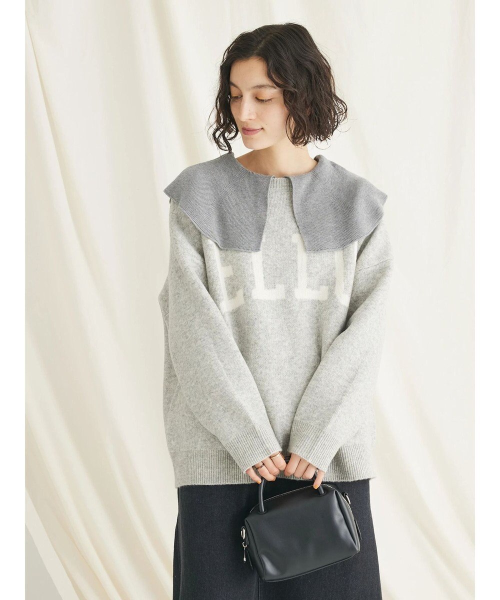 CRAFT STANDARD BOUTIQUE ロゴジャガードニットプルオーバー 