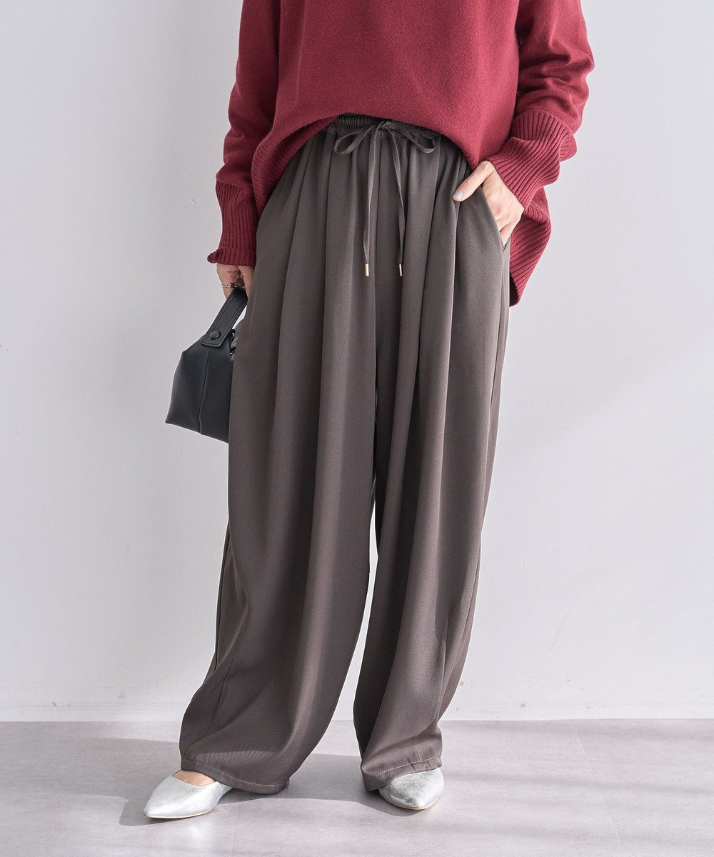 Green Parks ウエストタックイージーパンツ 