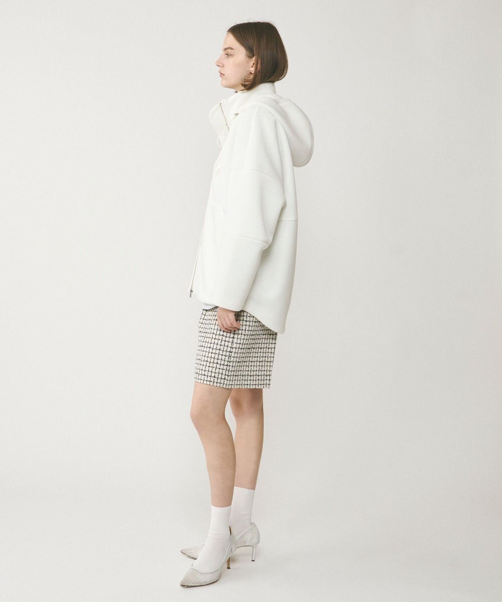 GRACE CONTINENTAL チェックツイードハーフパンツ 