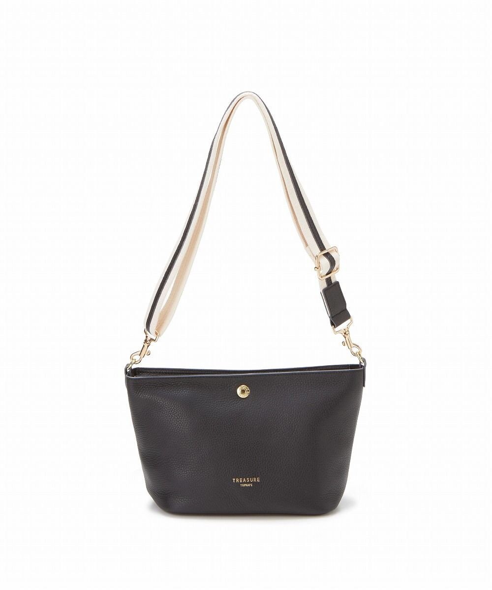 TOPKAPI 【TREASURE TOPKAPI】ソフトシュリンク テープ コンビ レザー ミニショルダーバッグ 