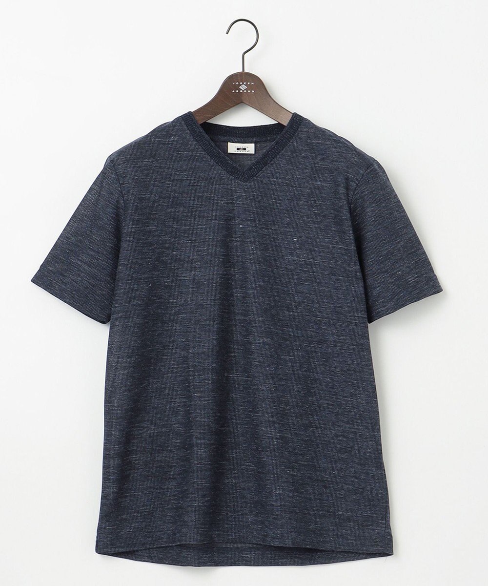 JOSEPH ABBOUD 【吸水速乾/軽量】リネンTOPピケ Tシャツ 
