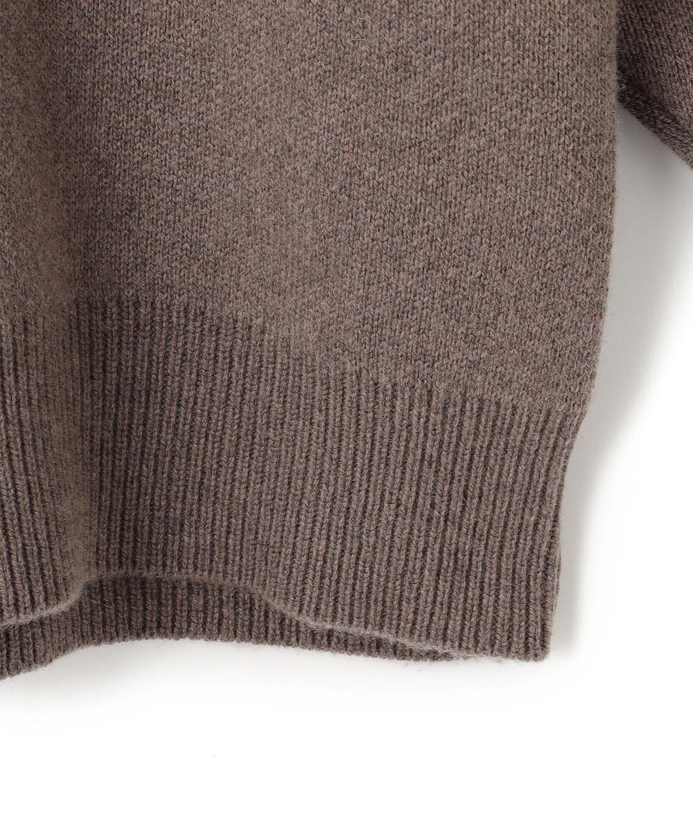 BEIGE， 【洗える】SEDONA / ウールカシミヤフーディーニット 