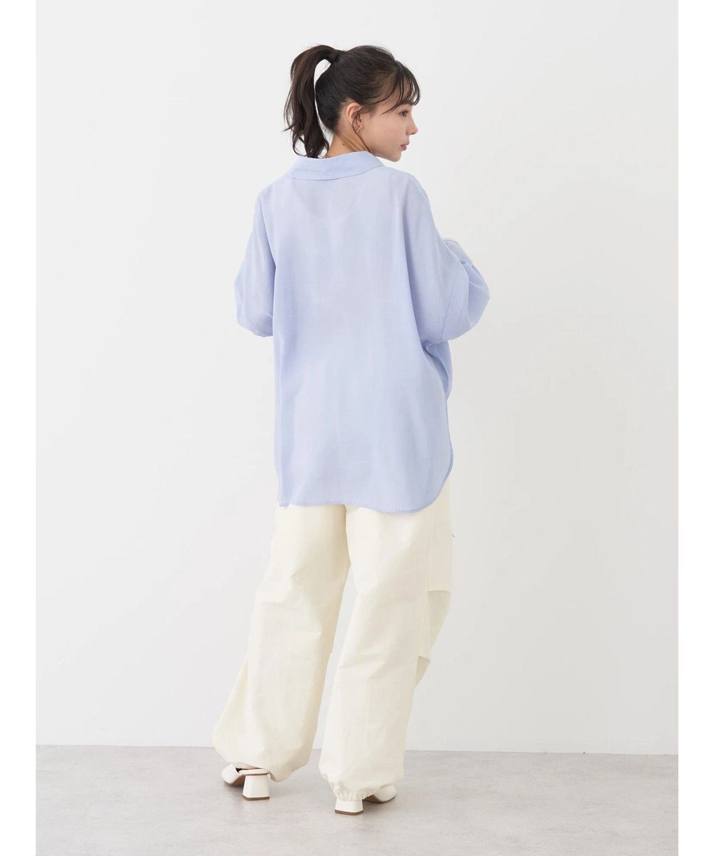 earth music&ecology ドロスト羽織シャツ 