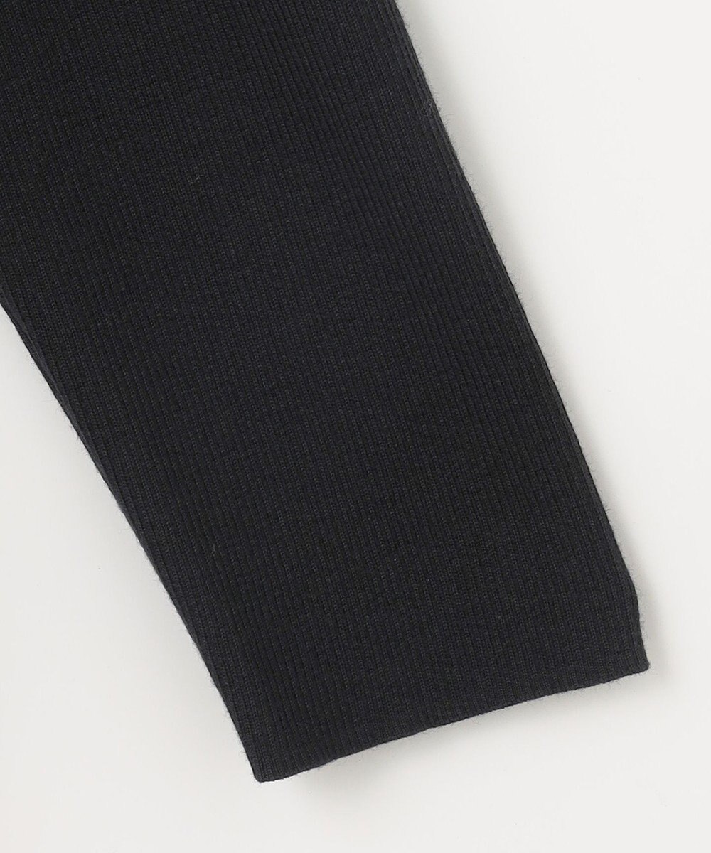 自由区 L ウールニットコンビジャージーVネック ワンピース 