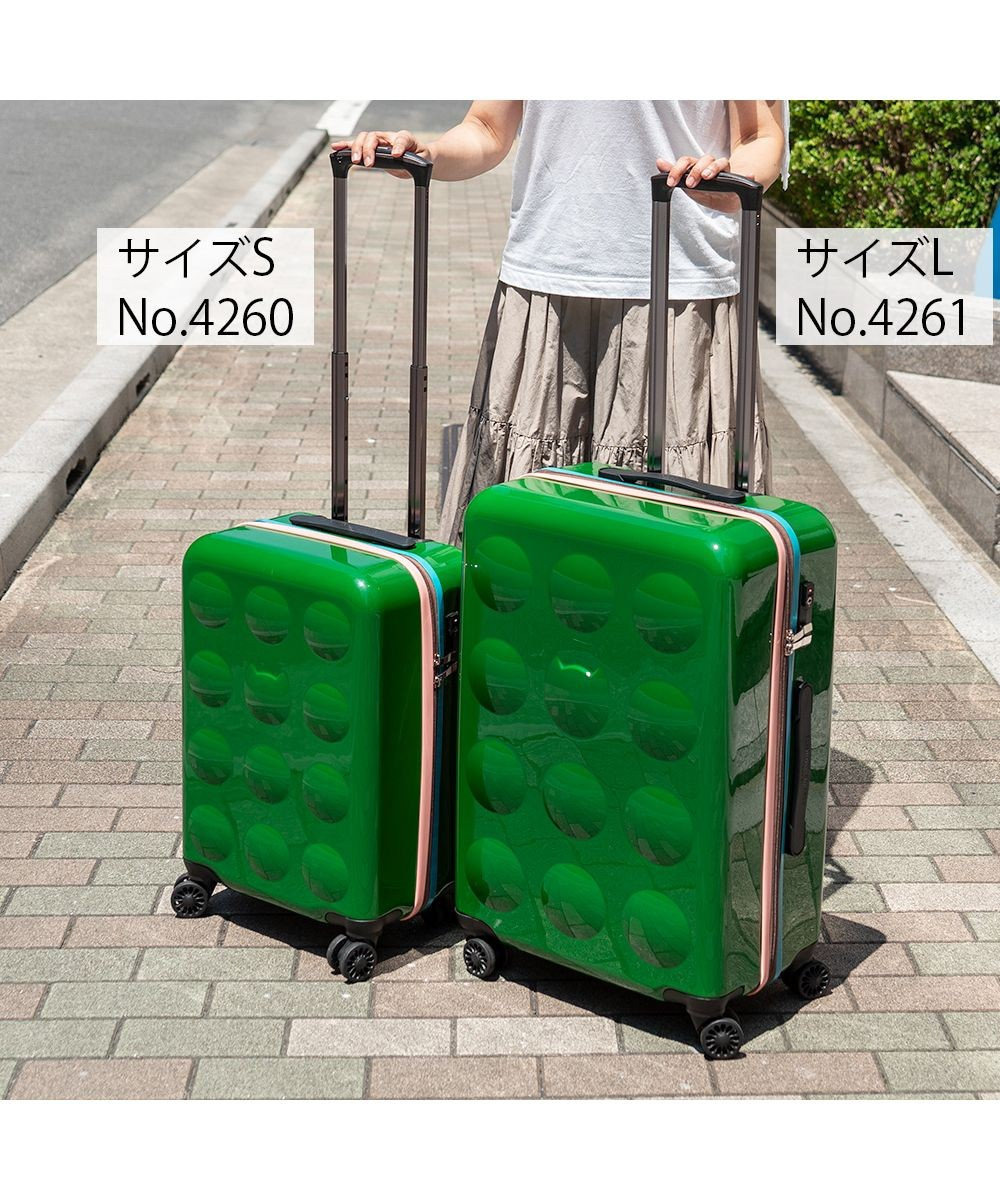 【 スーツケース Aタイプ 】 キャリーケース 旅行 Lサイズ グリーン