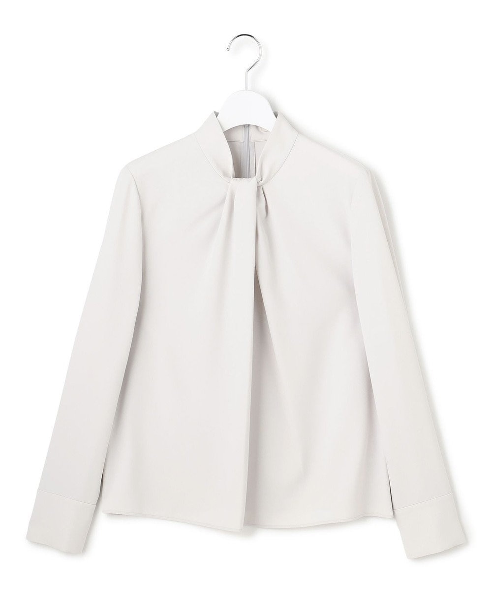 ICB ストレッチジョーゼット ボウタイライク ブラウス 