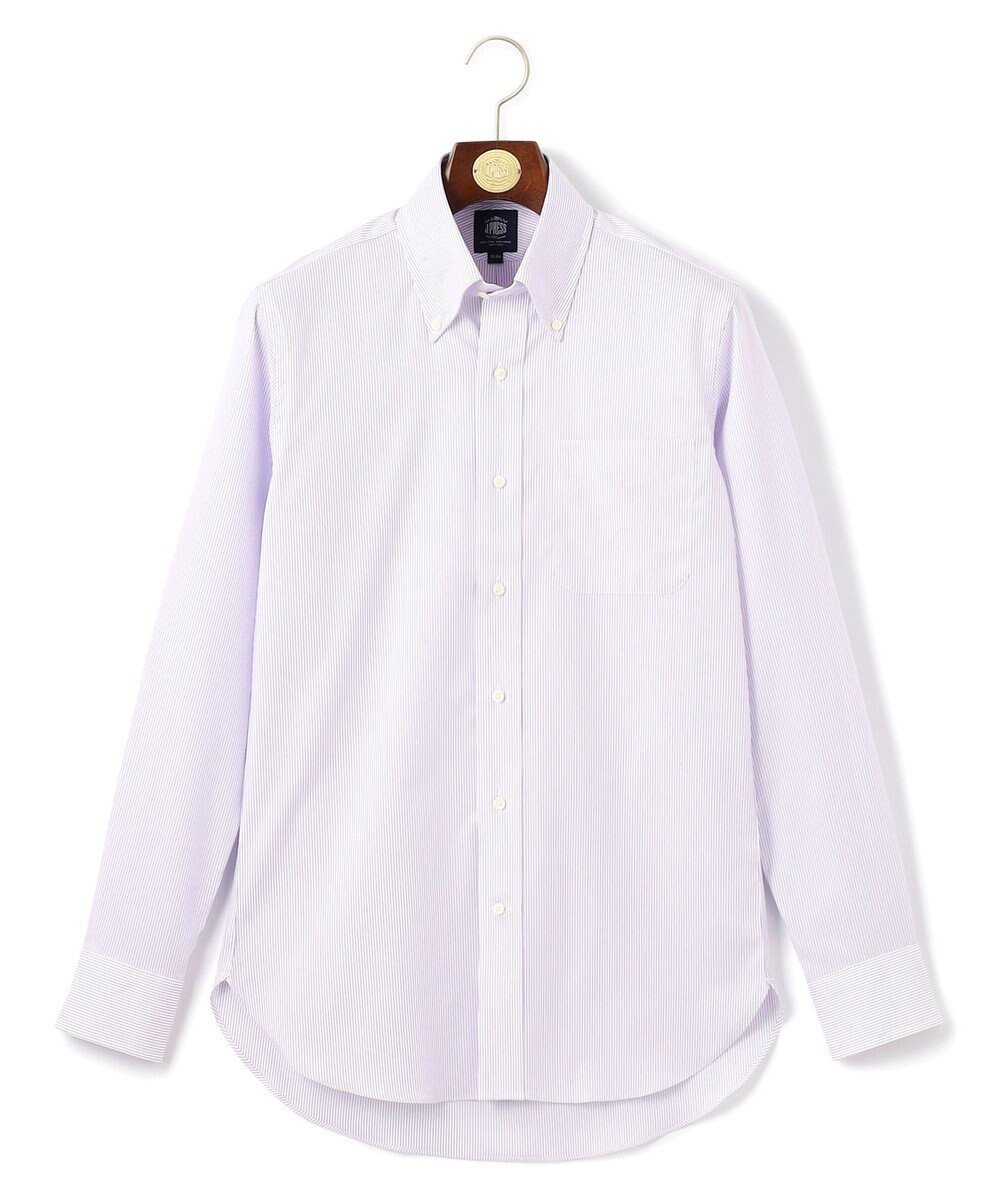 J.PRESS MEN 【PREMIUM PLEATS / 形態安定】マイクロストライプ ドレスシャツ / B.D. 