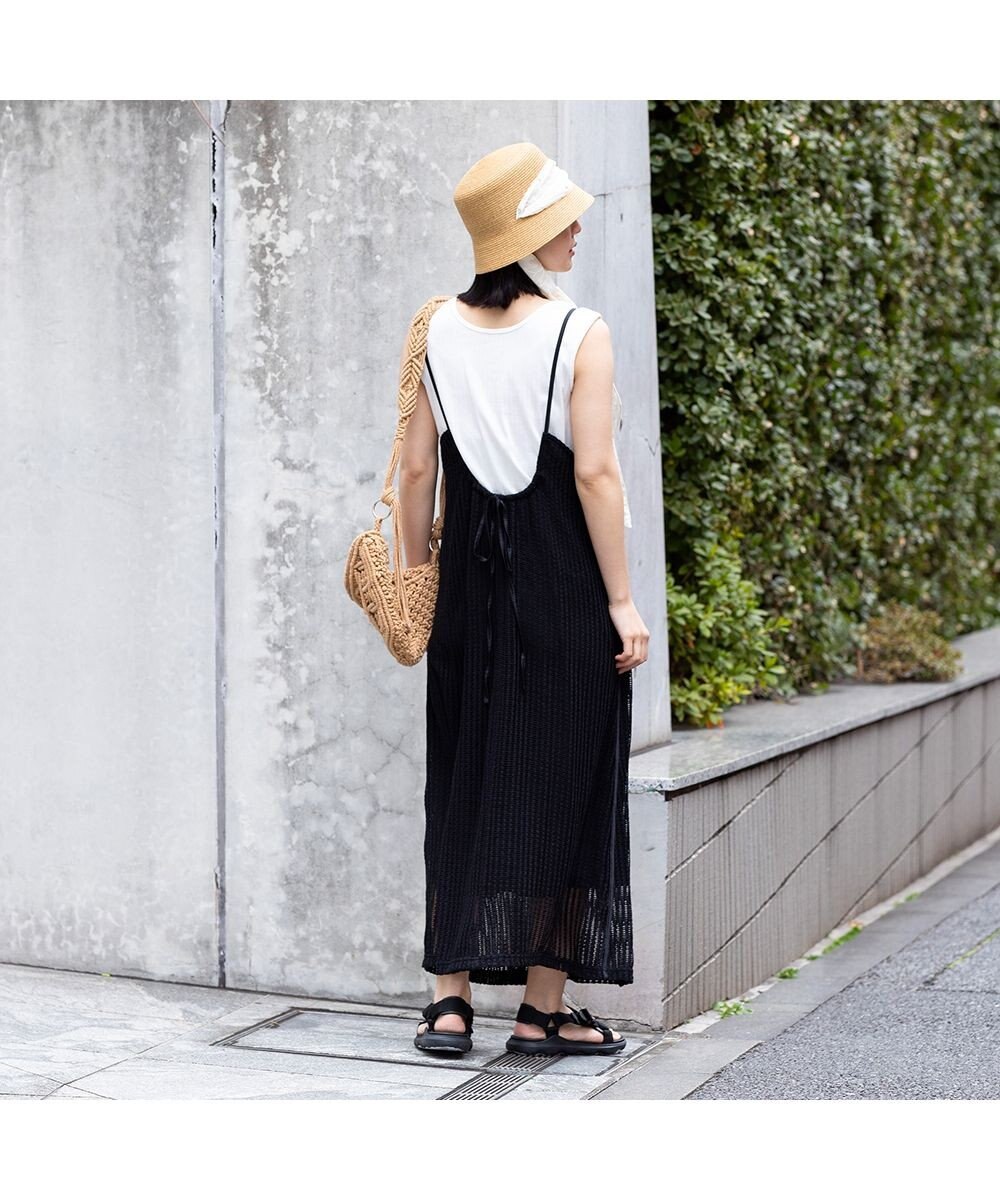 林八百吉商店 un chapeau  スカーフ付ペーパーハット 