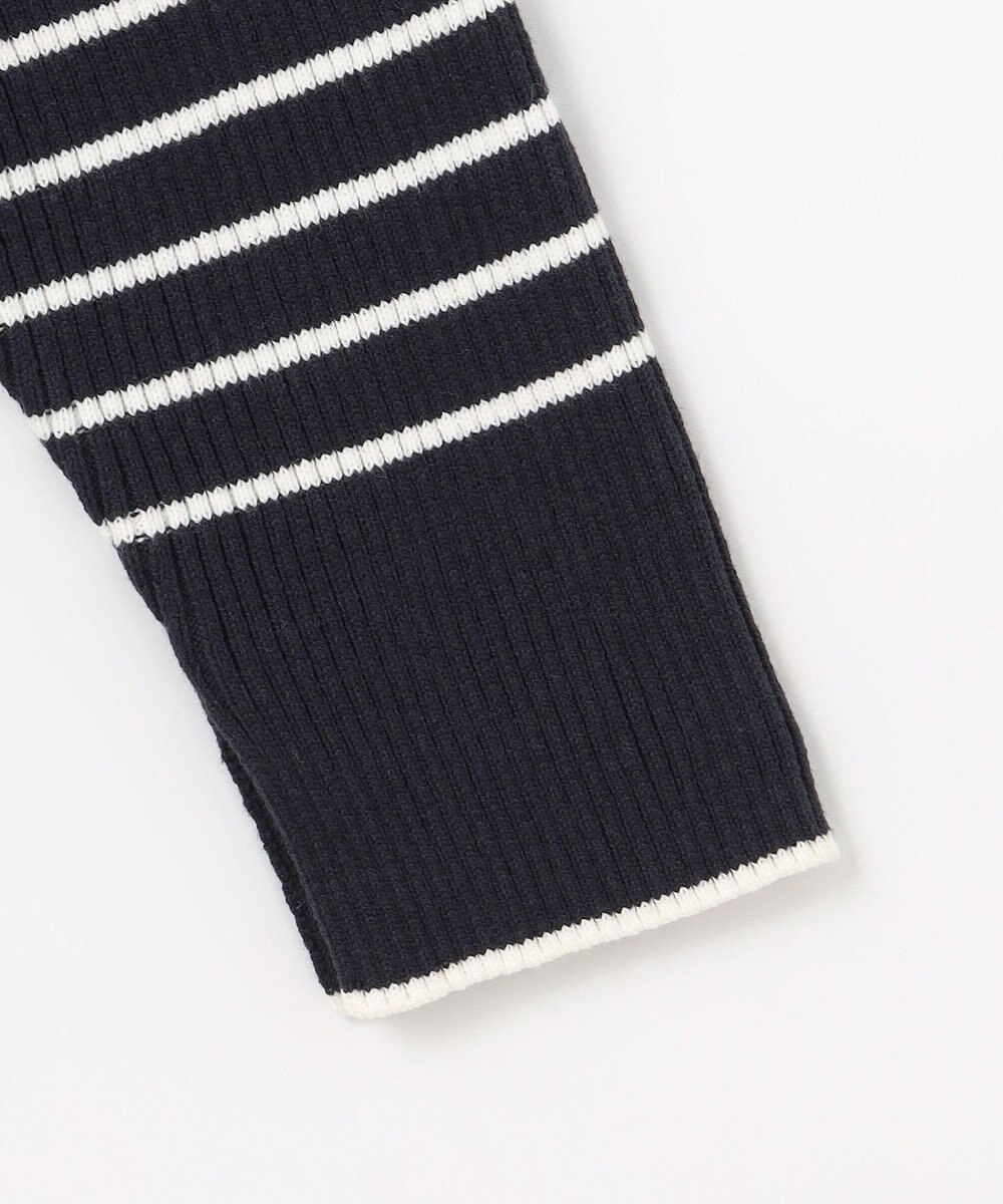 組曲 【WEB限定】ハイネック ゆるボーダーニット 