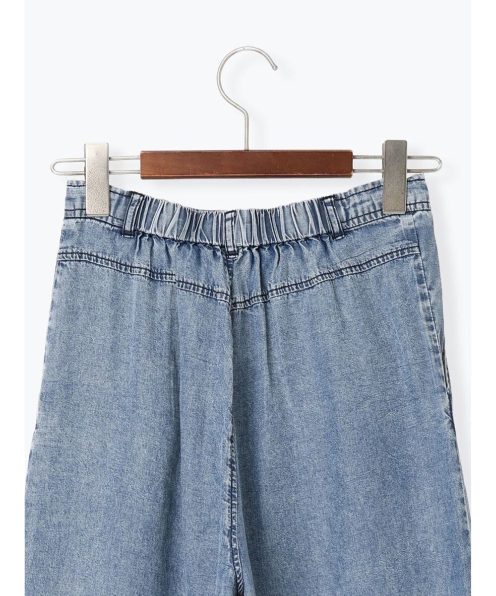 Te chichi ウォッシュデニムライクタックワイドパンツ(セットアップ可) 