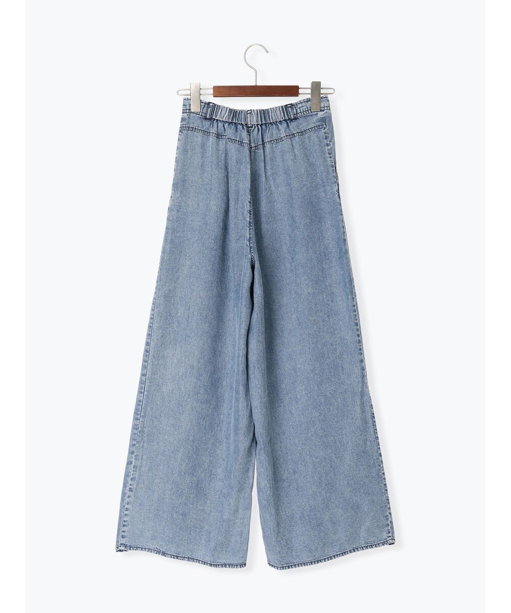 Te chichi ウォッシュデニムライクタックワイドパンツ(セットアップ可) 