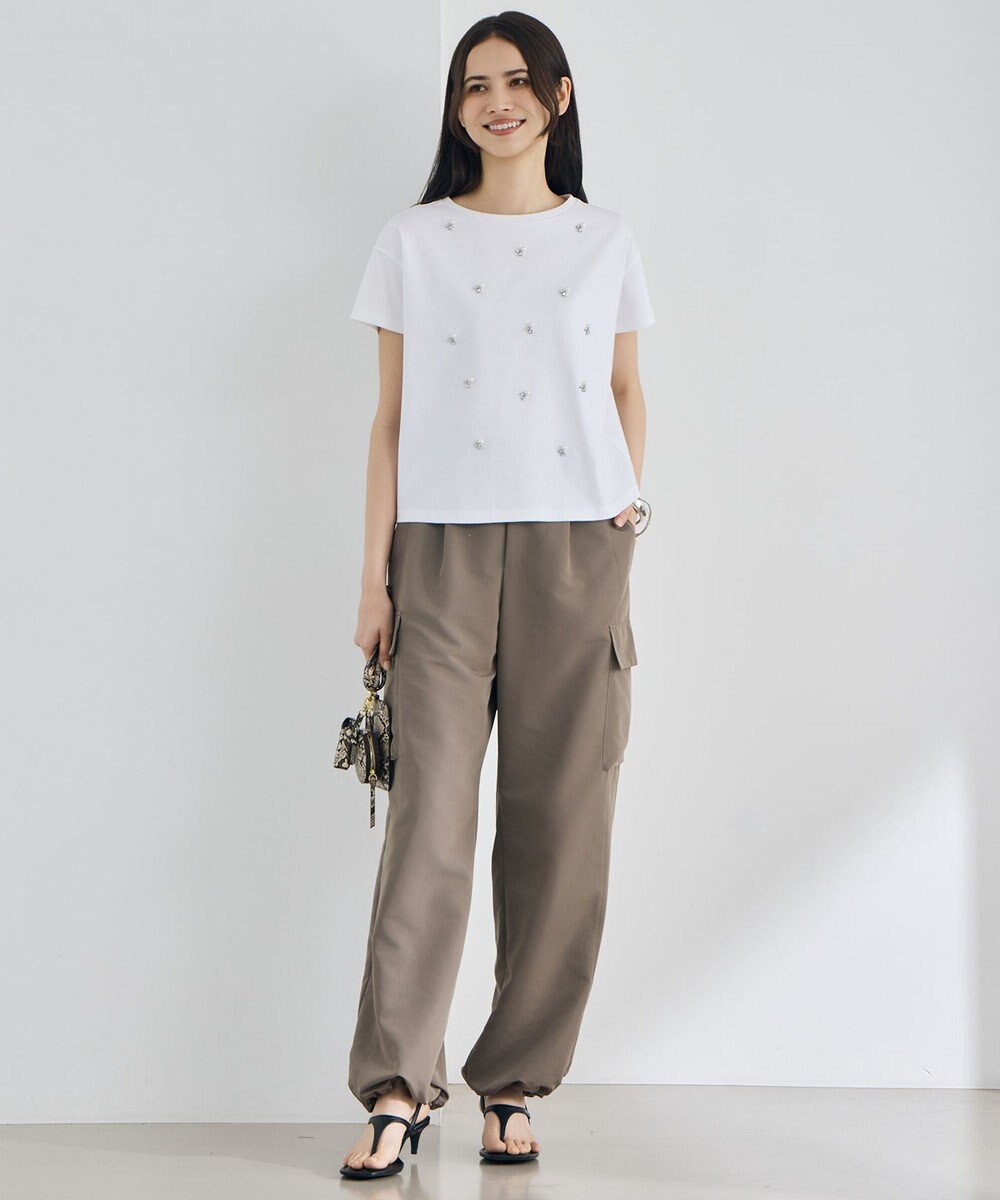 自由区 S ビジュー Tシャツ 