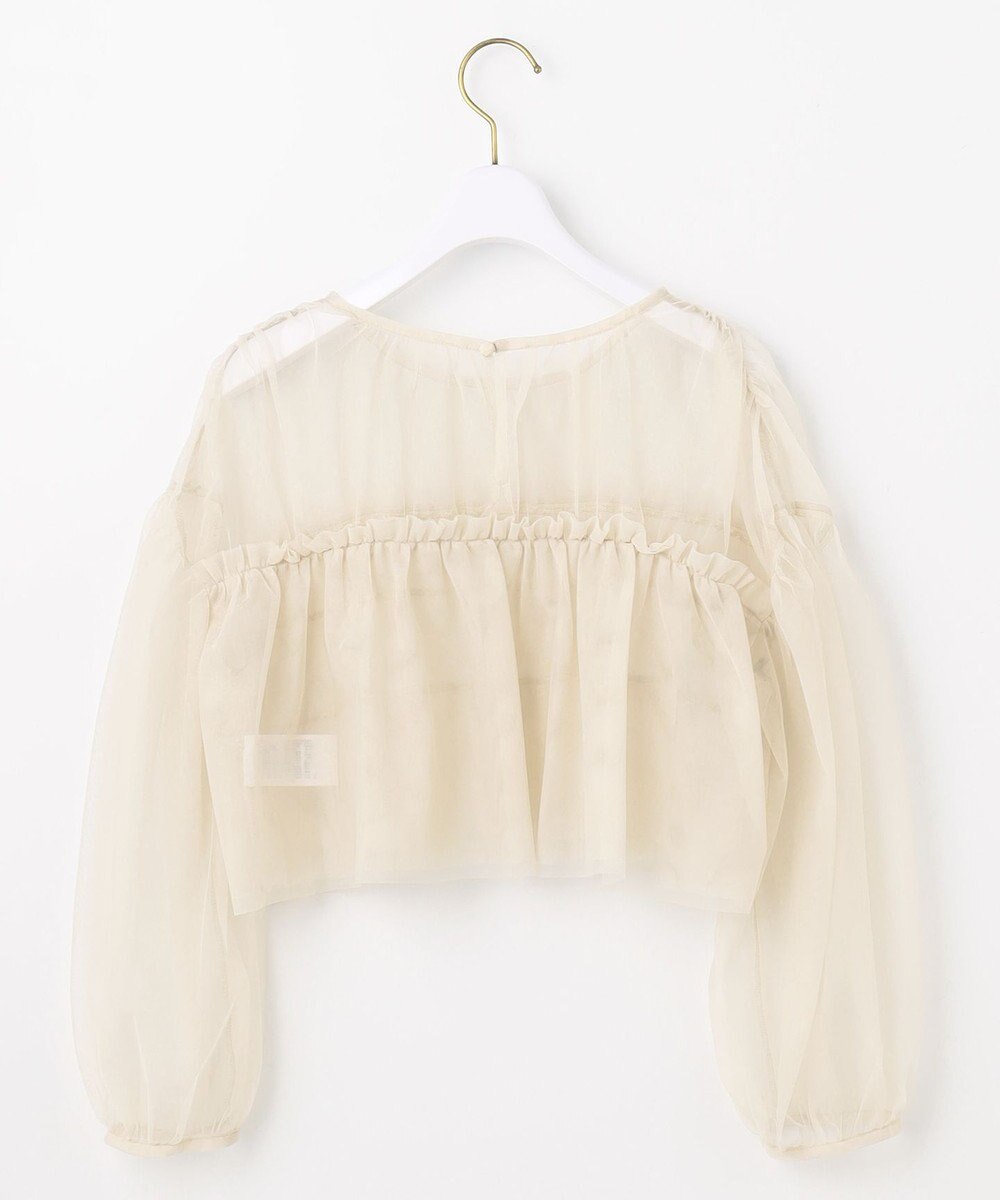 ANY SIS 【Lily Calin】チュールフリルトップス×ドレスセット 