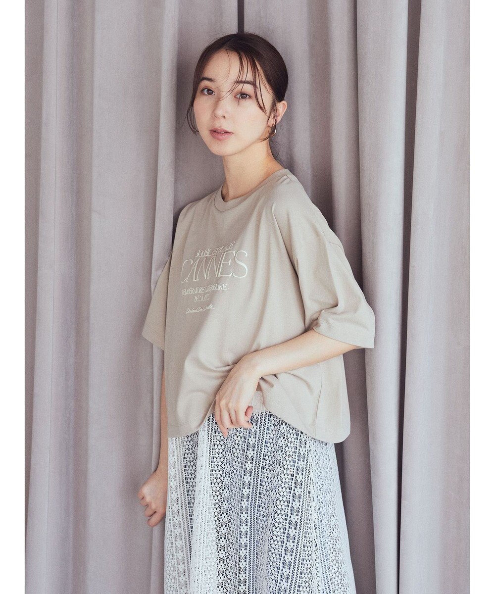 earth music&ecology ＣＡＮＮＥＳ　ショートＴ 