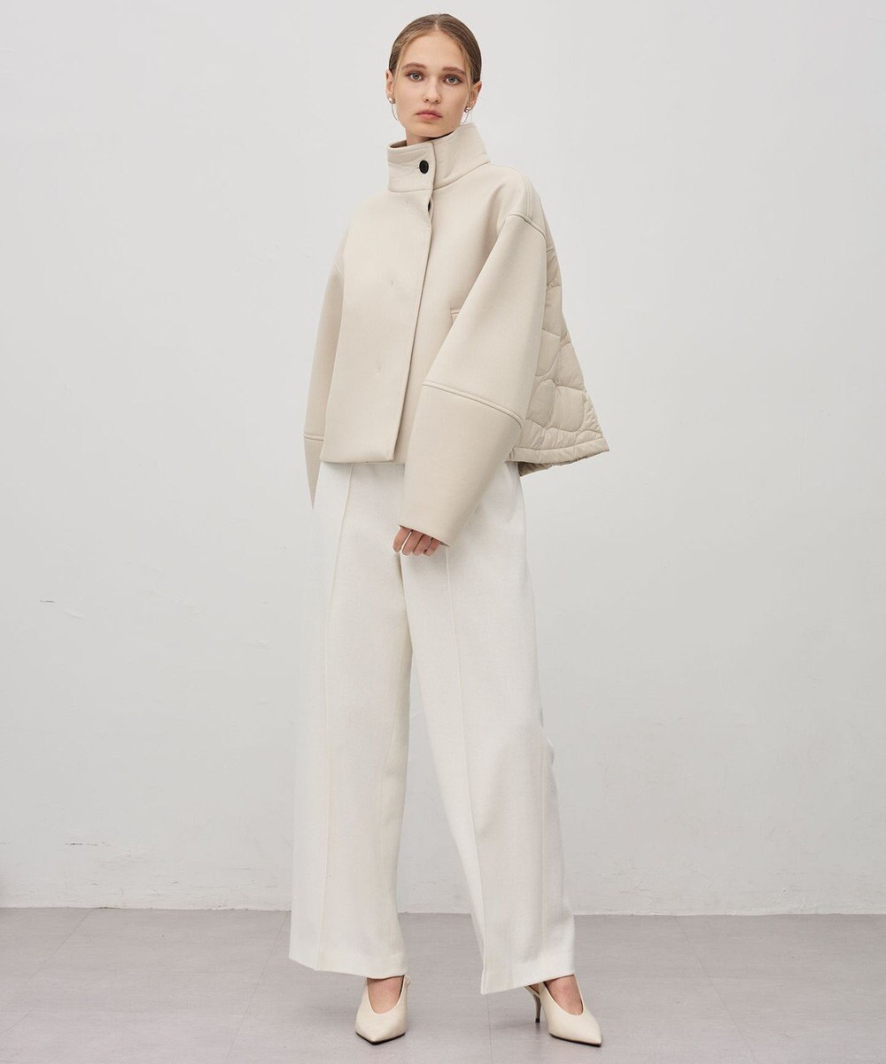 uncrave パディング×ボンディングコンビ コート 