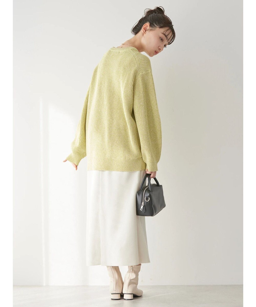 AMERICAN HOLIC 片畦クルーネックニットプルオーバー 