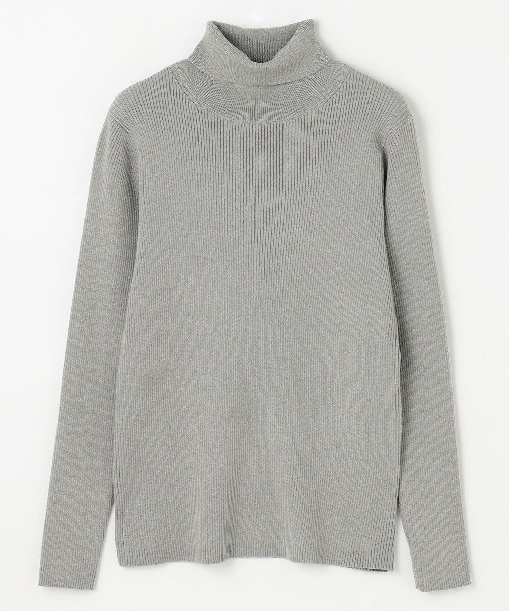 ANY 【洗濯機可】ウォームニットリブタートルネック 