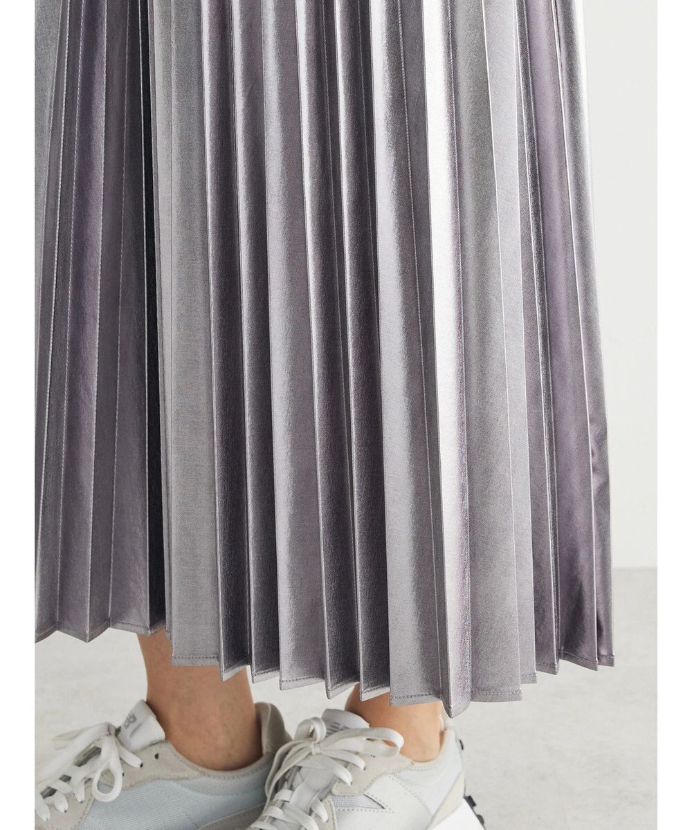 Green Parks ・ＥＬＥＮＣＡＲＥ　ＤＵＥ　メタリックプリーツスカート 