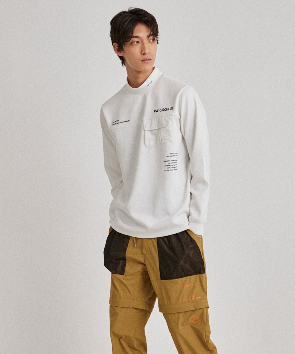 PW CIRCULUS 【ストレッチ / 快適 / 一枚でサマになる】【MEN】NEW ポケットモックT 