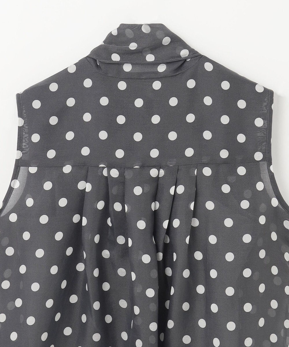 GRACE CONTINENTAL シアードットプリントブラウス 