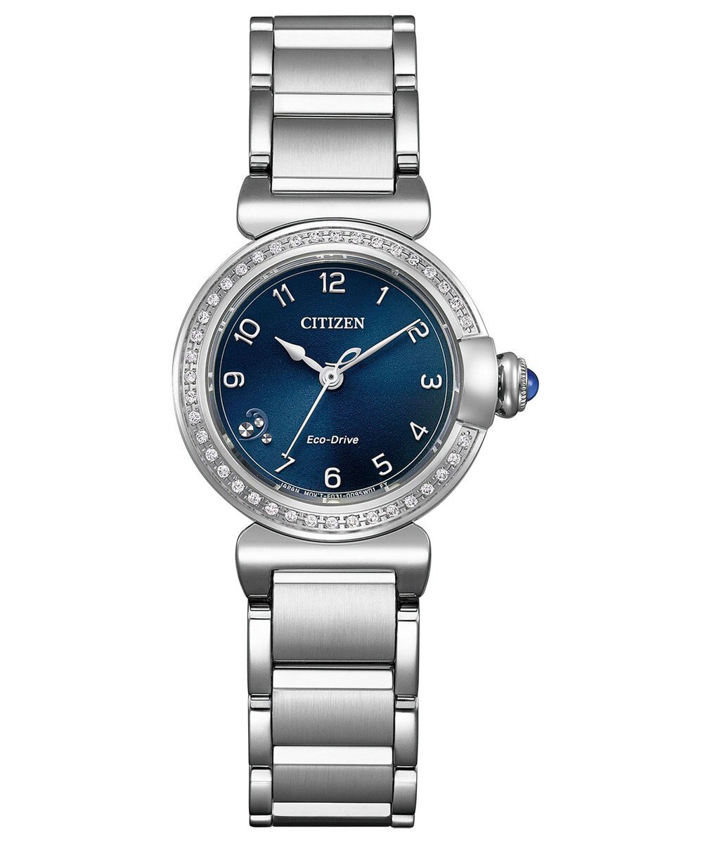 CITIZEN 【電池交換不要】ベゼルに天然39個のダイヤモンドを敷き詰めたエレガントな一本 CITIZEN L 
