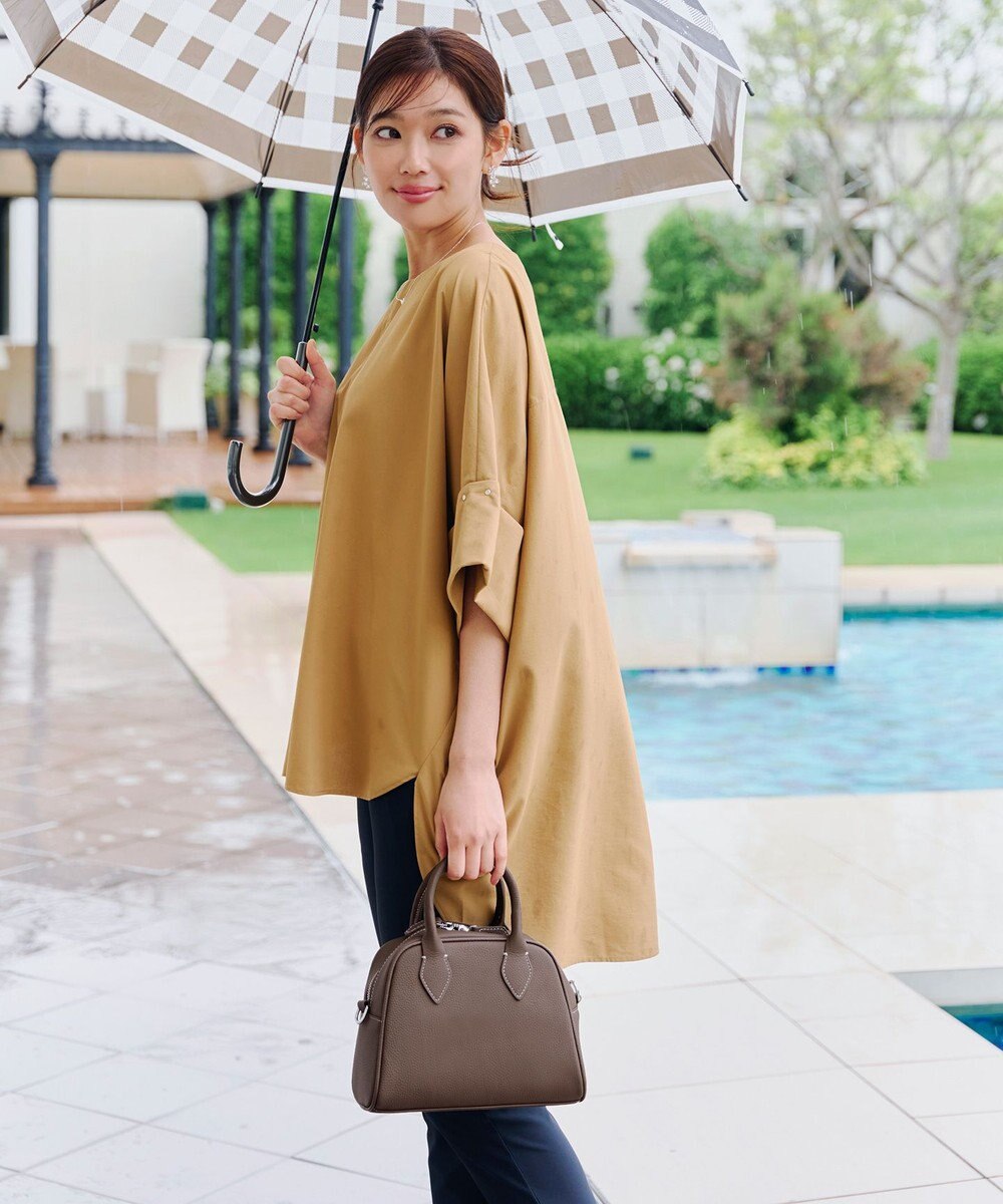 Tiaclasse 【本革】2WAYステッチハンドバッグ 