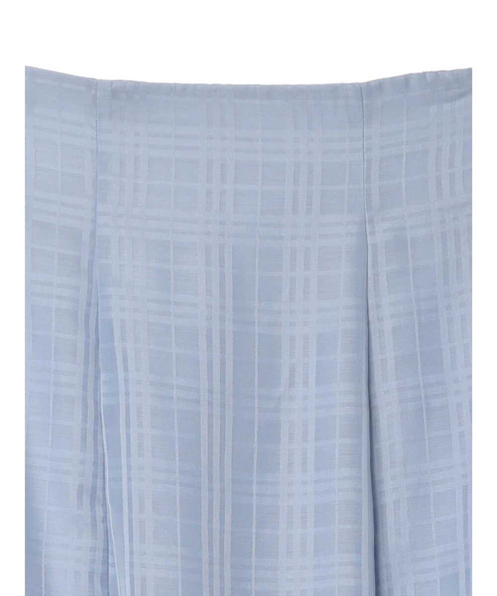 earth music&ecology シアーチェックフレアスカート 