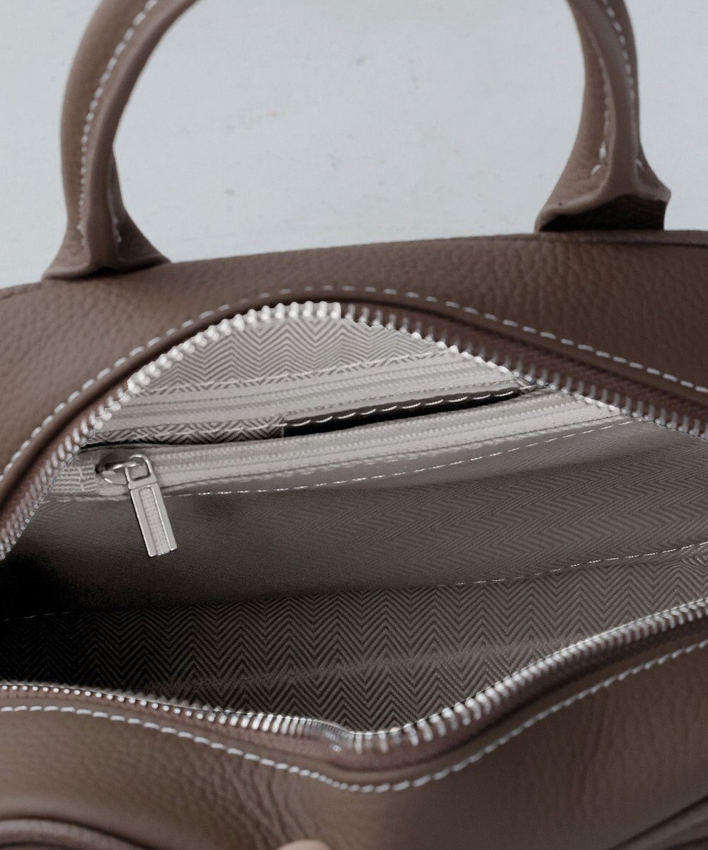 Tiaclasse 【本革】2WAYステッチハンドバッグ 