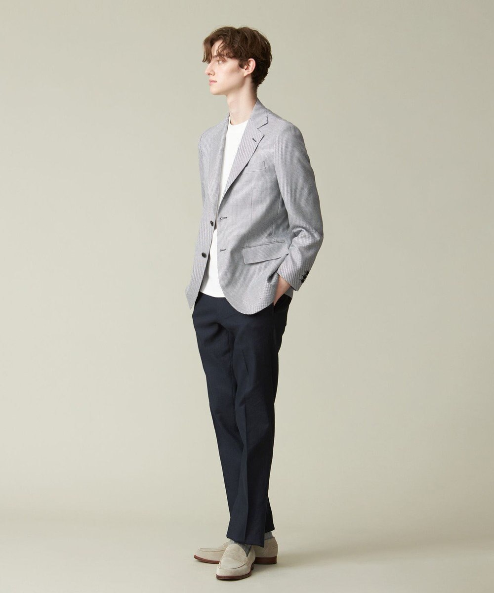 J.PRESS MEN 【ウォッシャブル可】コンフォートストレッチリネン スラックス 