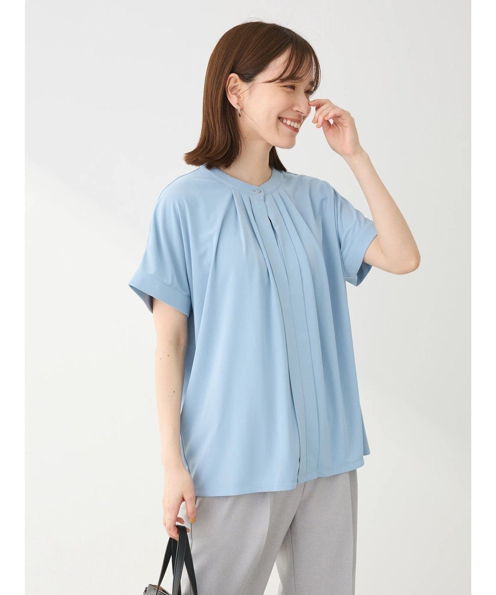 Green Parks ２ｗａｙ　フレンチスリーブ釦付ブラウソー 