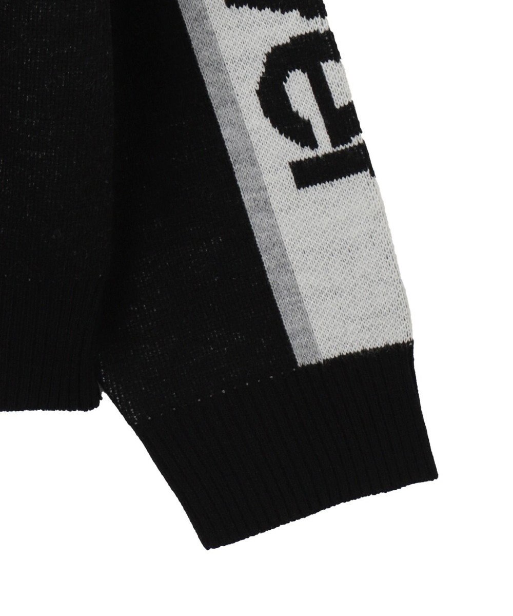 WEGO 【ユニセックス着用ITEM】レーシンググラフィックニットブルゾン 