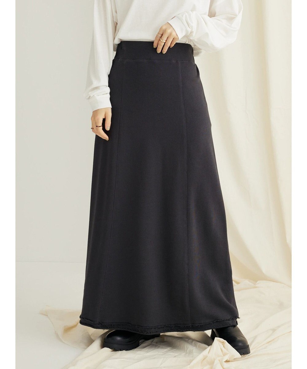 CRAFT STANDARD BOUTIQUE カットオフＡライン裏毛スカート 