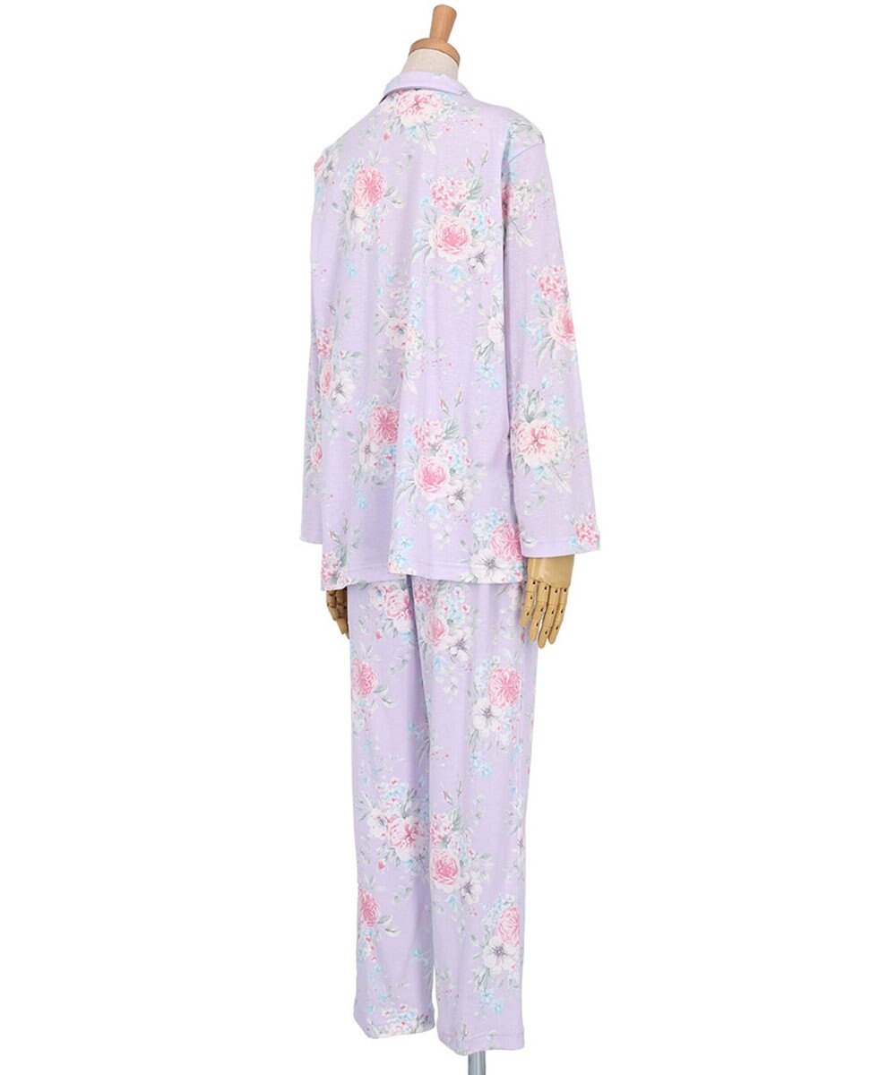 Wing パジャマ 綿100%(本体) 天竺素材 長袖 長ズボン レディース EP8041 ウイング／ワコール 