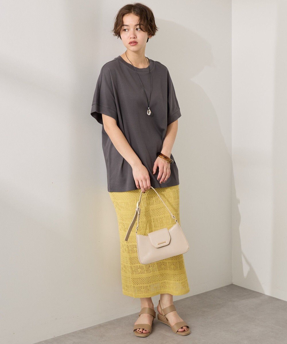 AMERICAN HOLIC 【接触冷感】スムースフレンチスリーブプルオーバー 