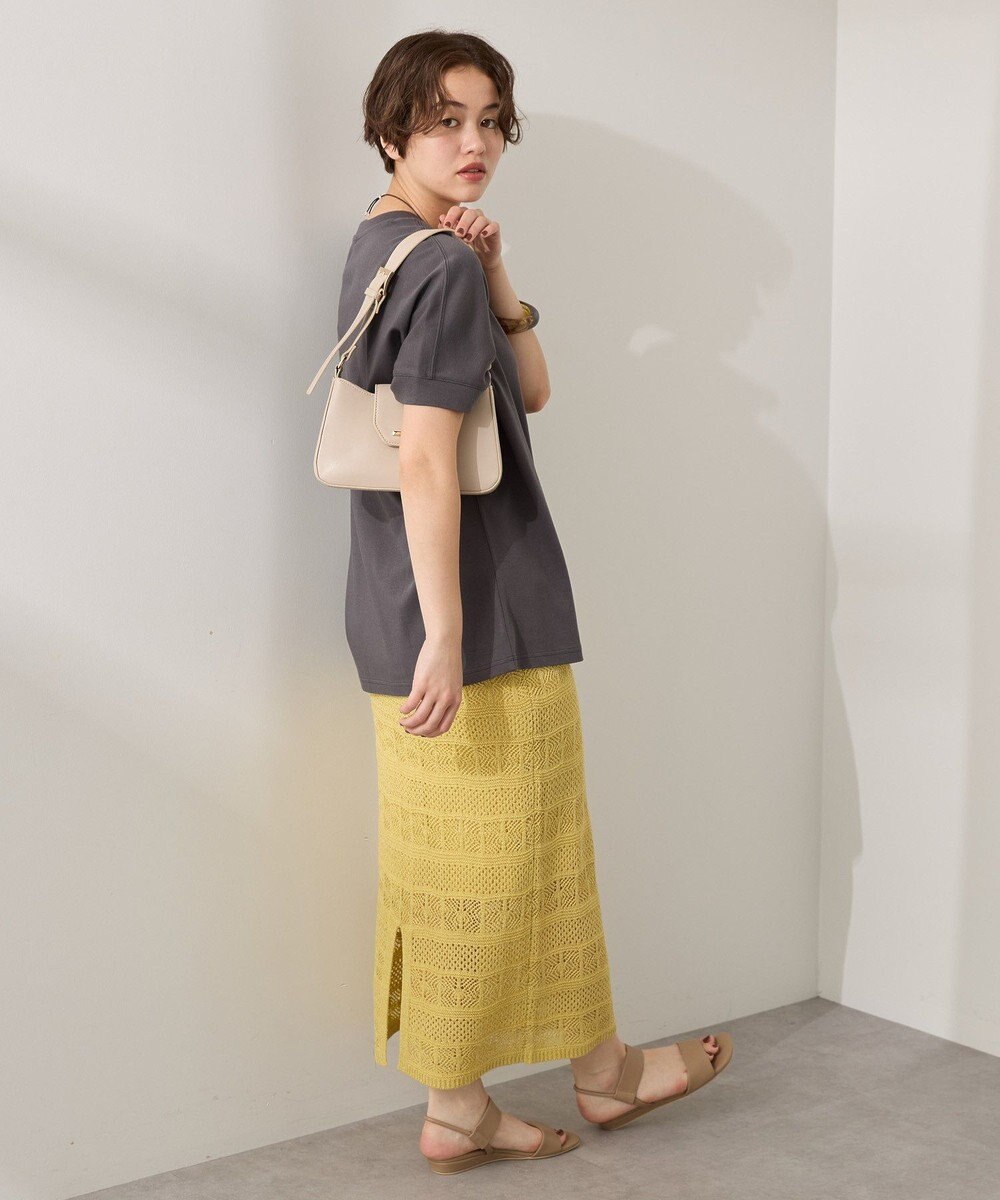 AMERICAN HOLIC 【接触冷感】スムースフレンチスリーブプルオーバー 