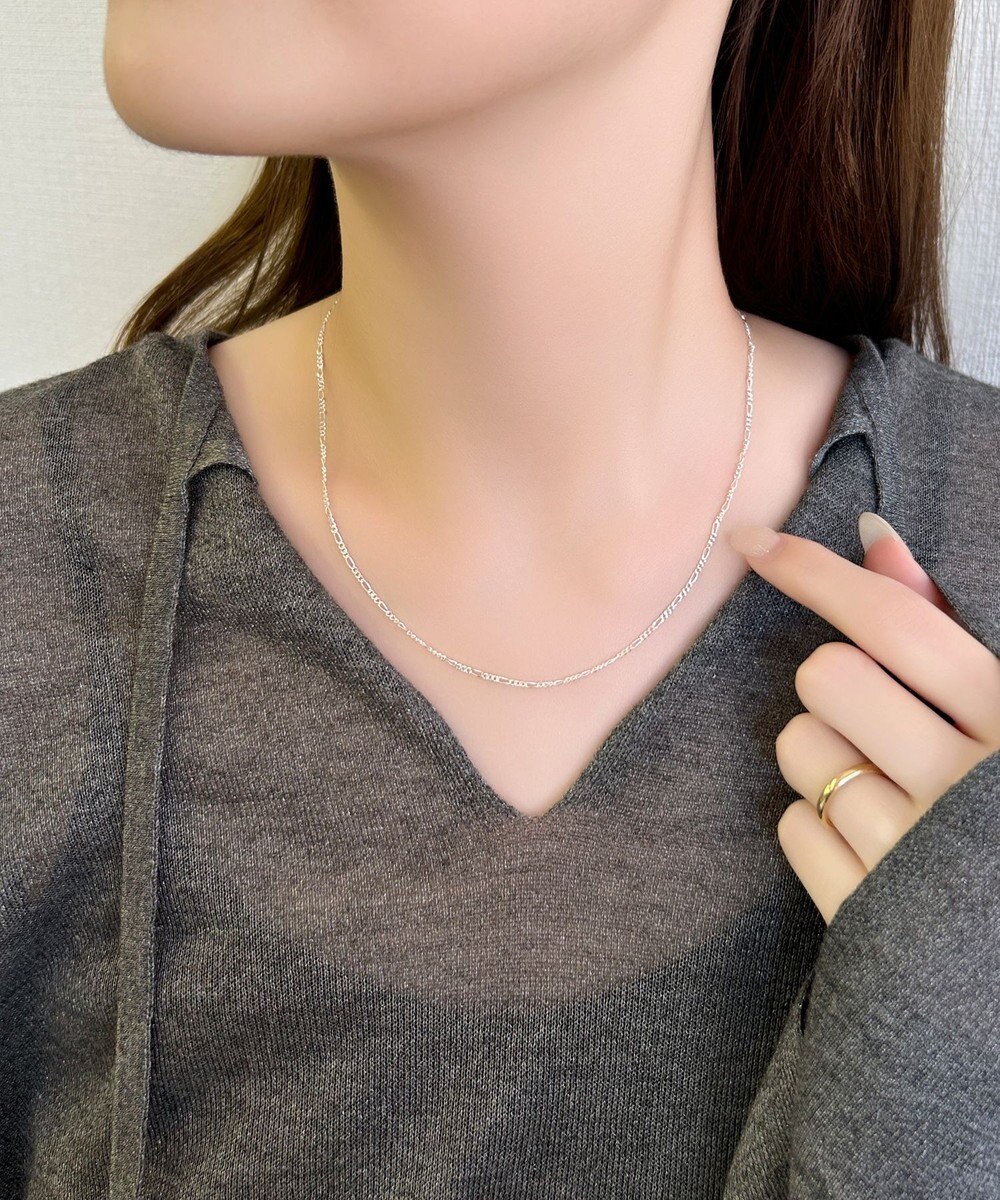 Phoebe 【SV925】シルキーシャインフィガロチェーンネックレス 
