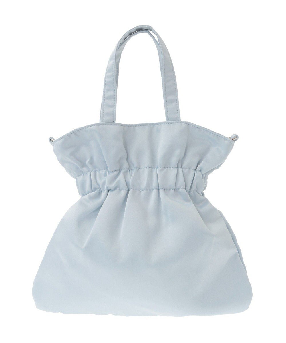 Maison de FLEUR シーシェルプリントリボン2Wayバッグ 