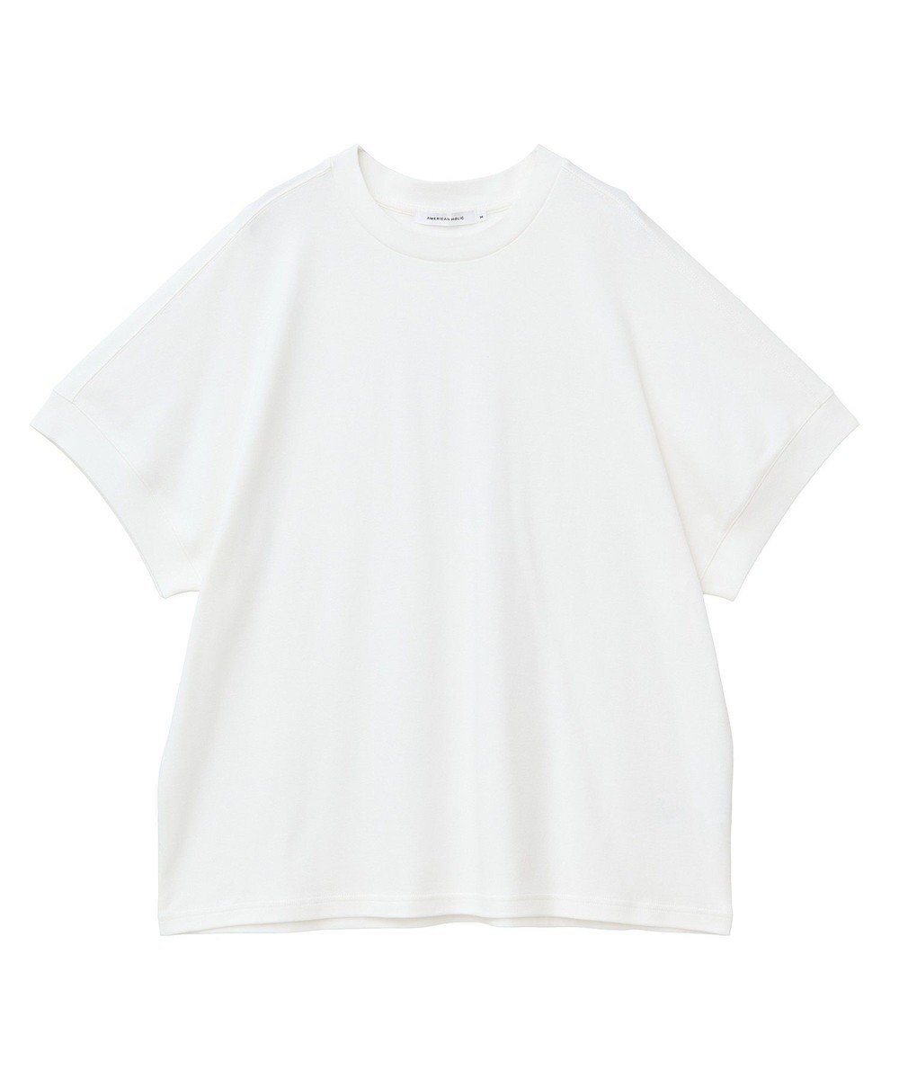 AMERICAN HOLIC 【接触冷感】スムースフレンチスリーブプルオーバー 