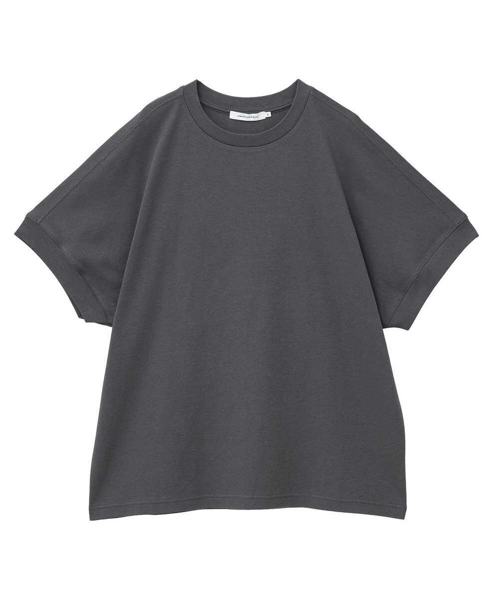 AMERICAN HOLIC 【接触冷感】スムースフレンチスリーブプルオーバー 